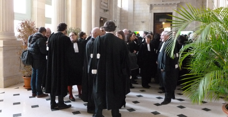 Les avocats de la cour d'Appel de NîmesPhoto © objectifgard.com / S.MA