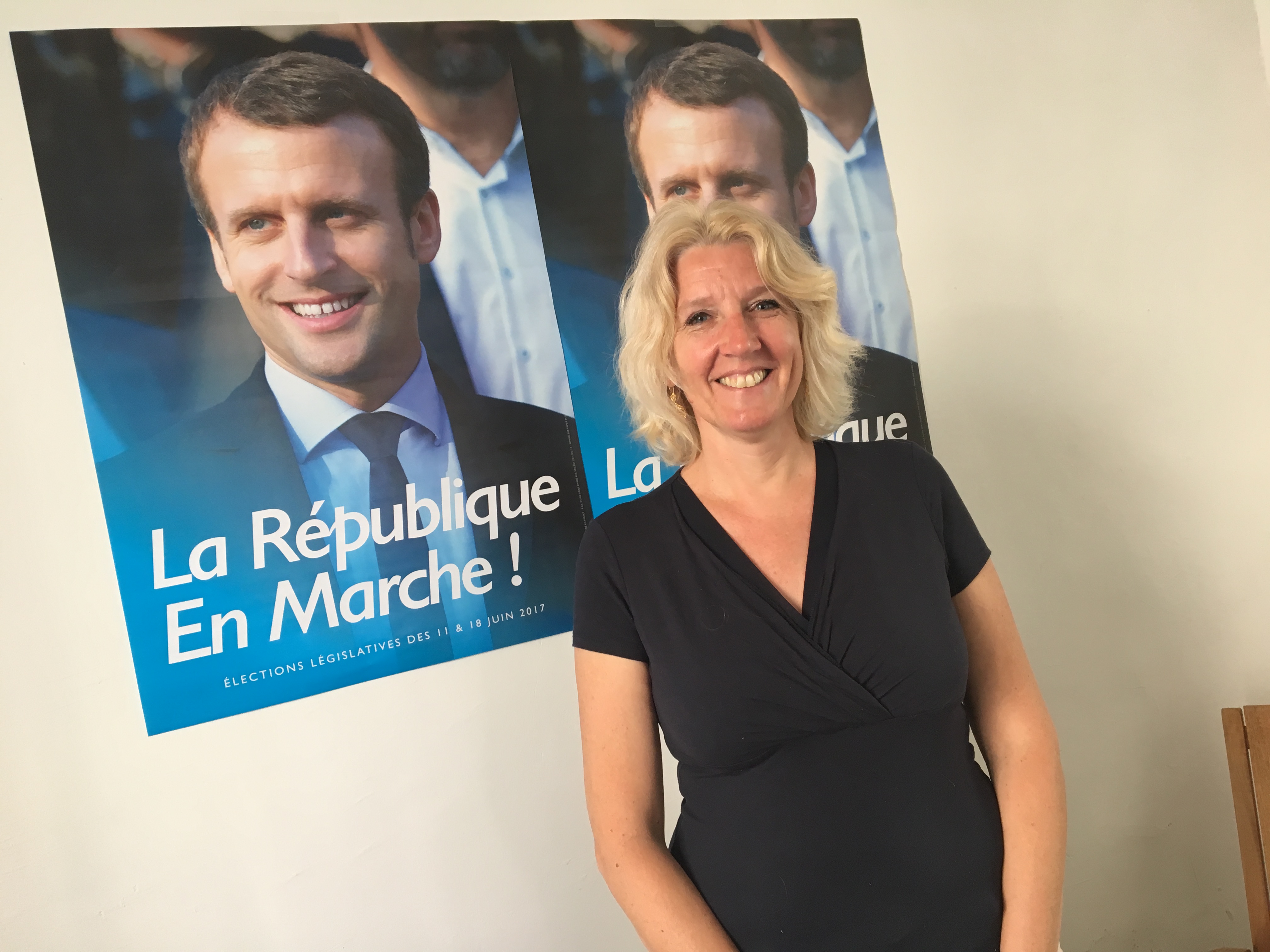 Annie Chapelier, candidate En Marche sur la quatrième circonscription. Photo Élodie Boschet/Objectif Gard