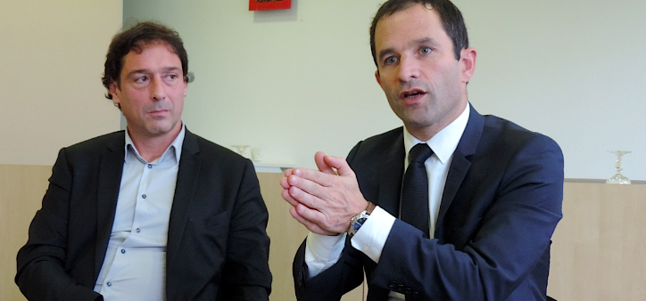 Le candidat PS à l'élection présidentielle Benoît Hamon (Photo d'archives : Coralie Mollaret / Objectif Gard)