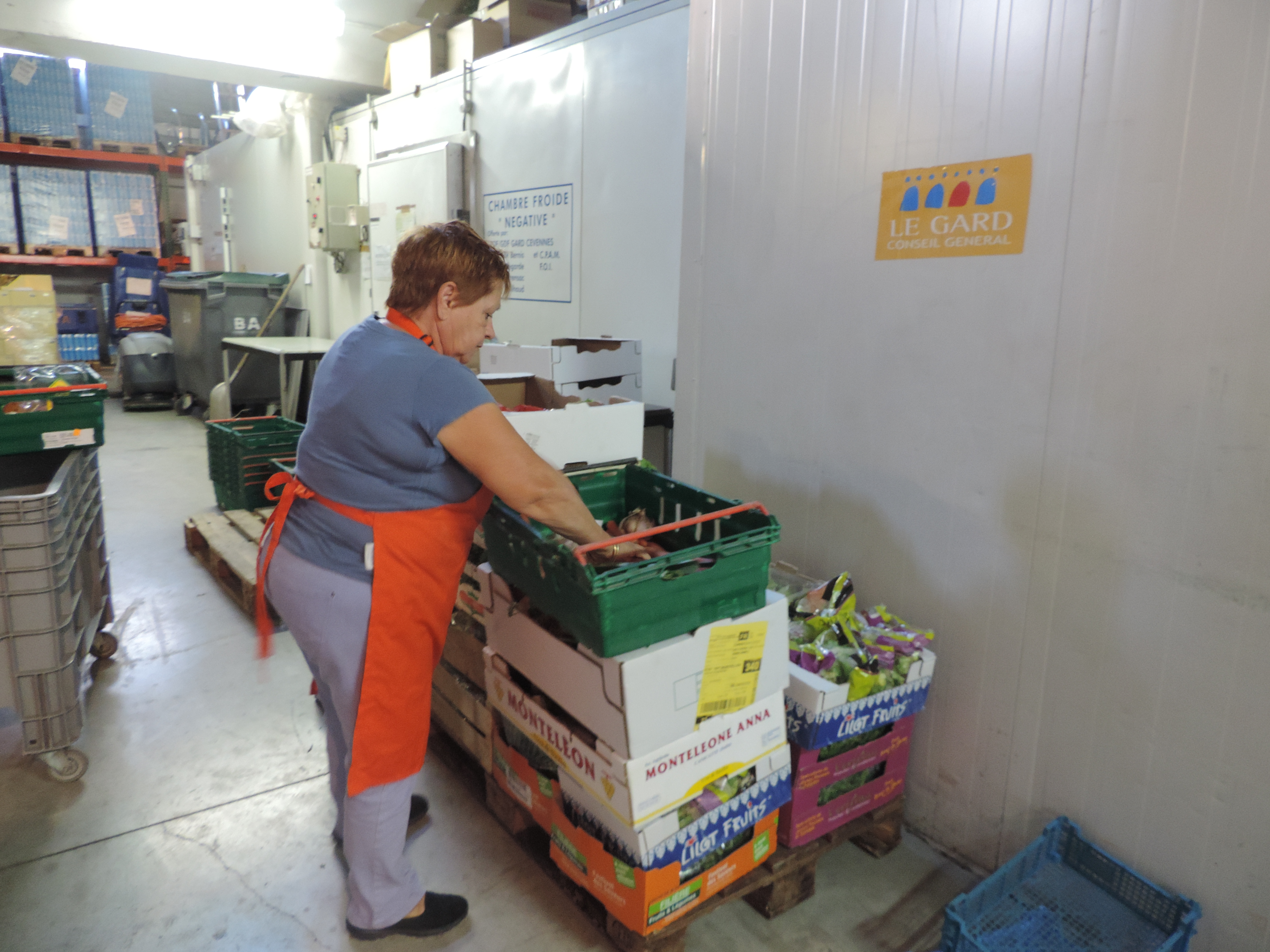 Banque Alimentaire. Photo Tony Duret / Objectif Gard