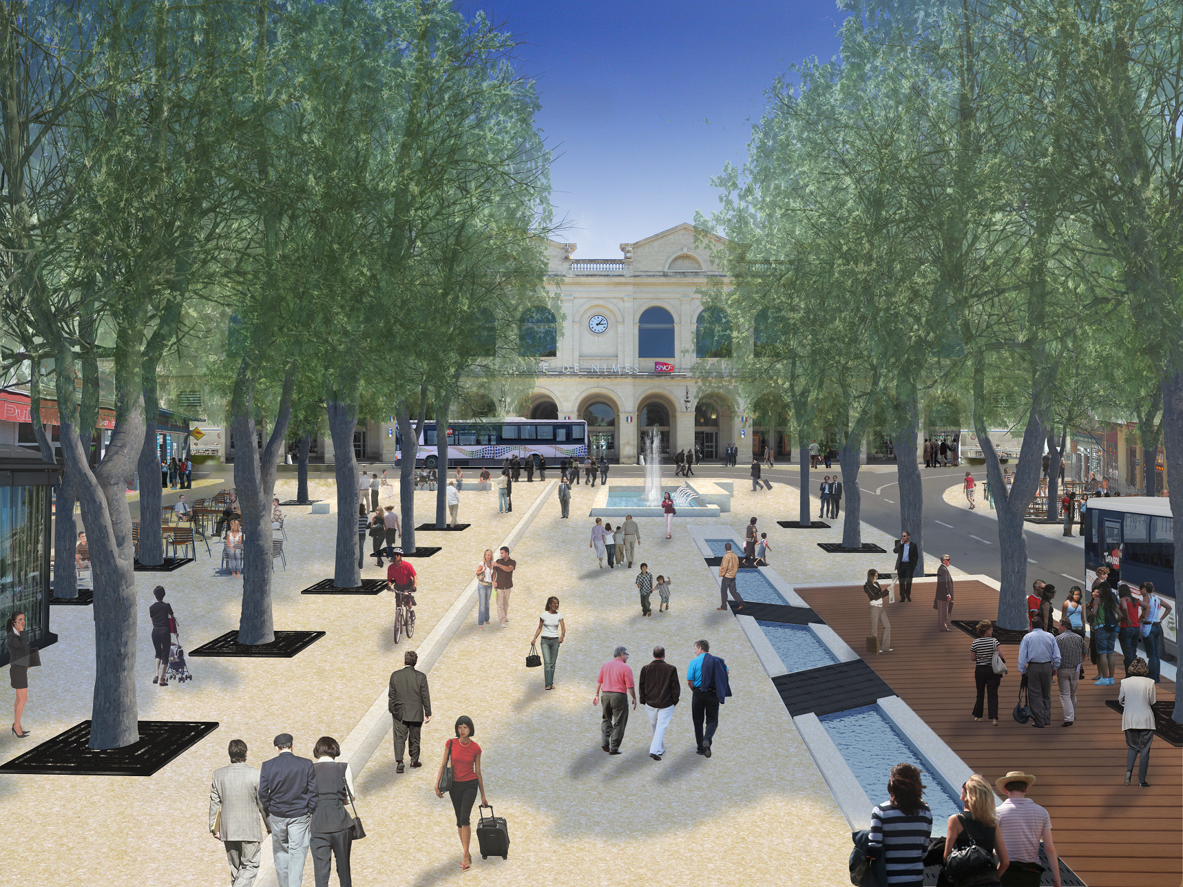 L'avenue Feuchères dans quelques mois