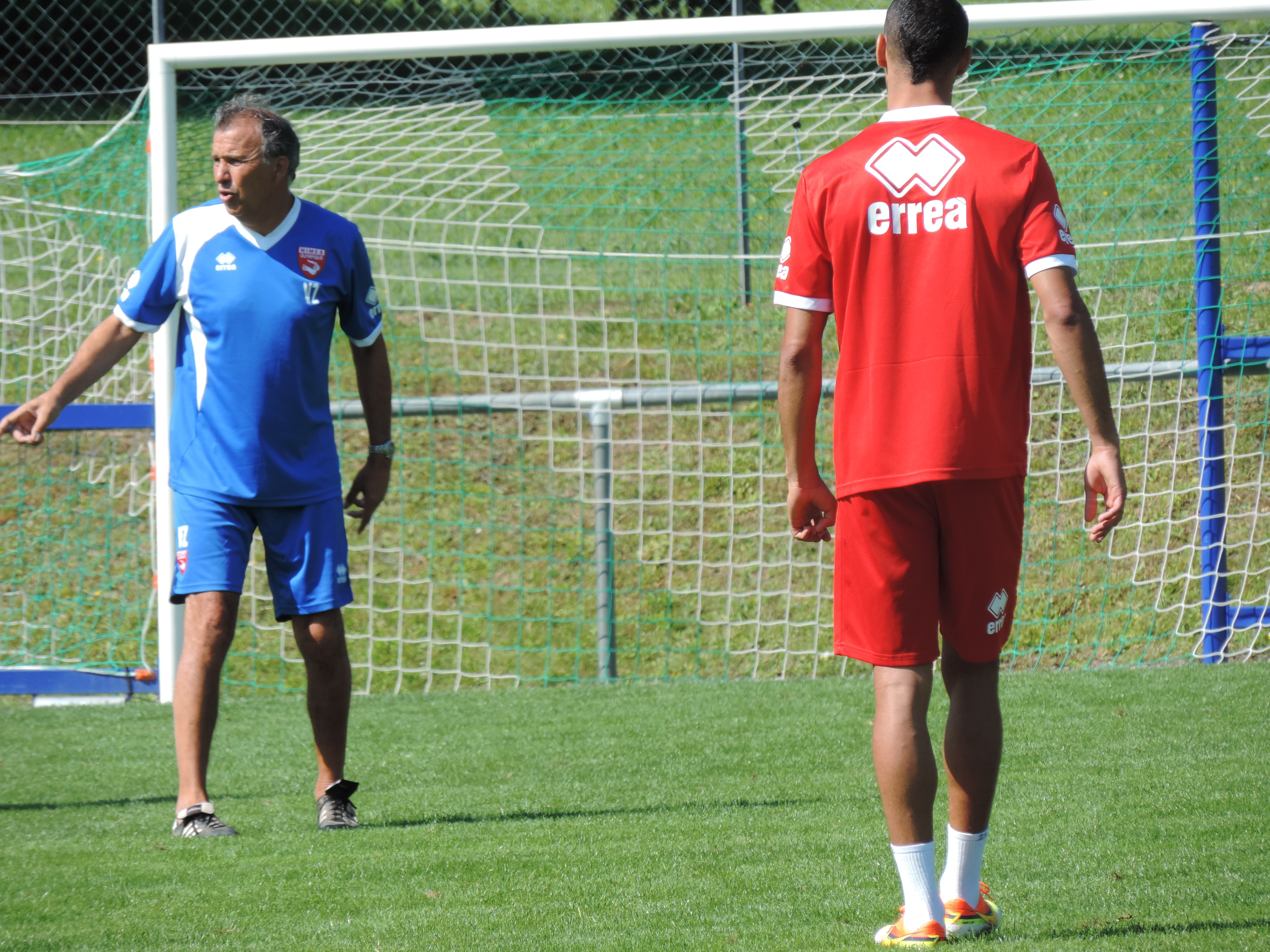 Victor Zvunka pendant la séance d'entraînement